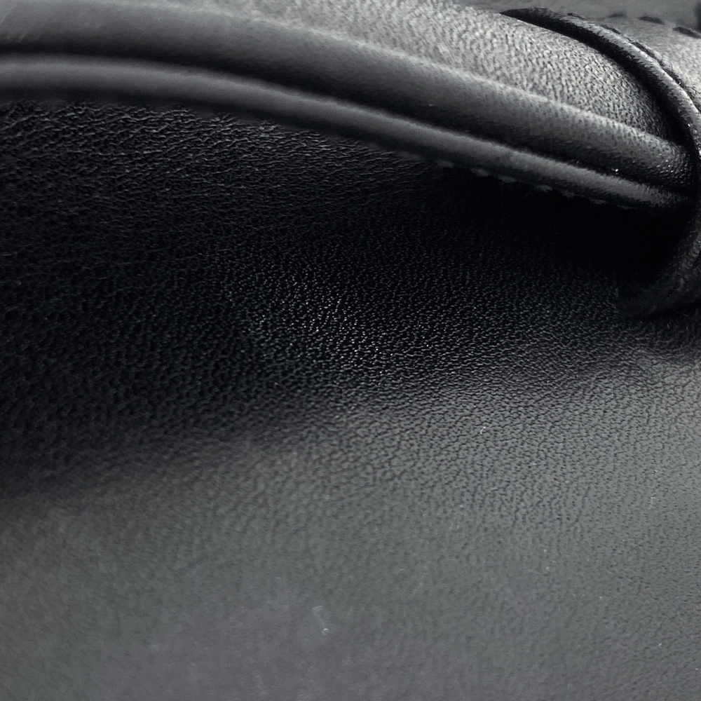 Chanel Accessory CC Leather Pouch Cosmetic Black Cocomark Case - Picture 4 of 6